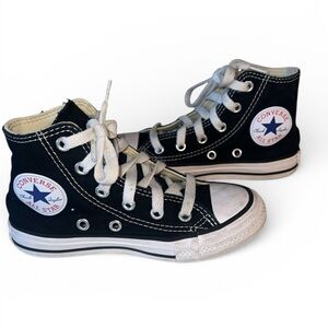 Converse Black High-Top Sneakers Kids Size 11